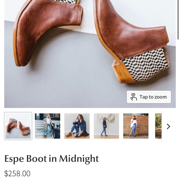 Espe Boot in midnight size womens 6 - Picture 8 of 8